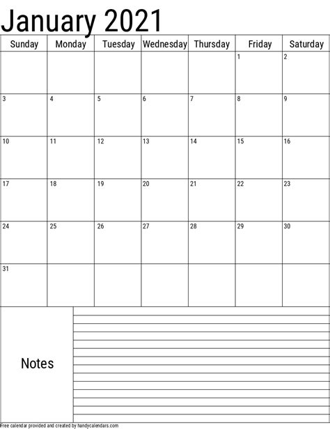 Free Printable Calendars 2021 January Endar 2021 2021 January