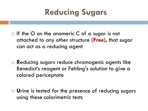 Glucose hemiacetal links with fructose hemiketal and you get this strange acetal/ketal hybrid, but there is no more hemiacetal/hemiketal, and so you lose the equilibrium with the aldehyde/ketone and you lose your reducing sugar ability. PPT - Carbohydrates: structure and Function PowerPoint ...