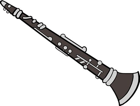 How To Draw A Clarinet Draw A Clarinet Clipart Full Size Clipart