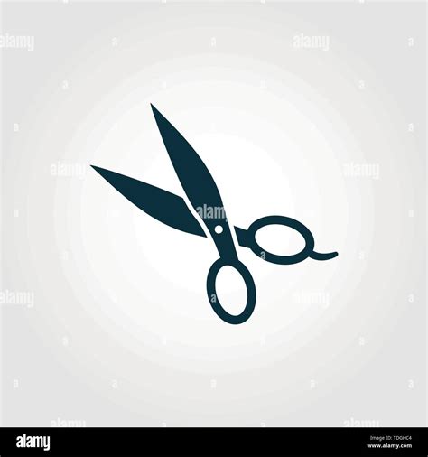 Scissors Vector Icon Symbol Creative Sign From Barber Shop Icons