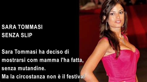 Sara Tommasi Senza Mutande Youtube