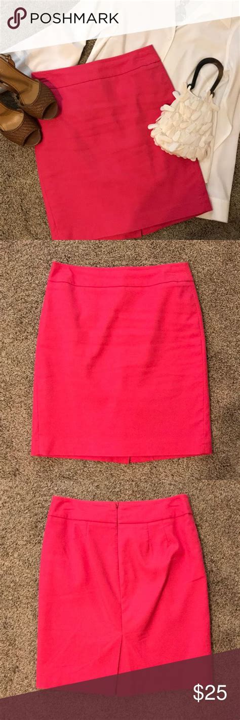 ann taylor pink pencil skirt 2p pink pencil skirt clothes design pencil skirt