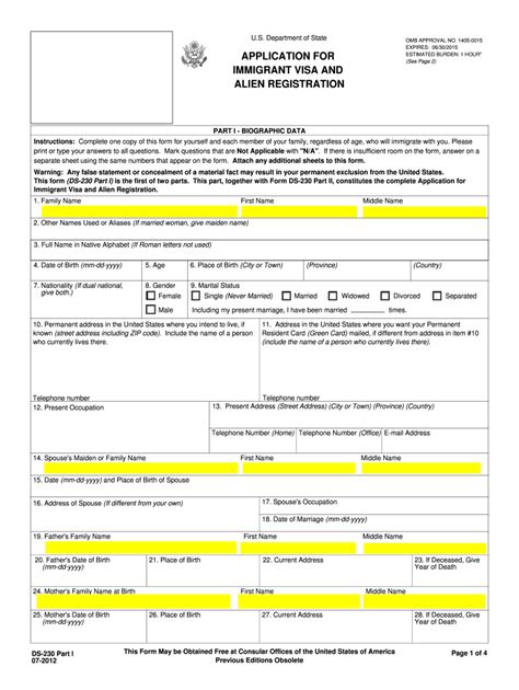 Us Immigration Form Fill Out And Sign Online Dochub