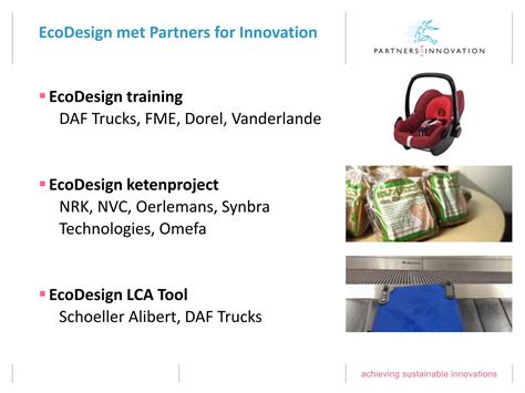 Ecodesign Voorbeelden Van Partners For Innovation