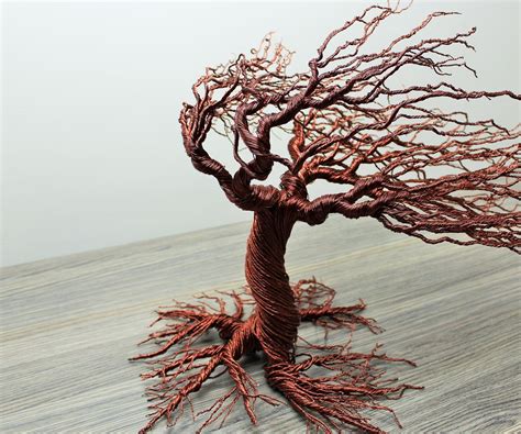 Autumn Wind Blow Wire Tree 5 Steps With Pictures