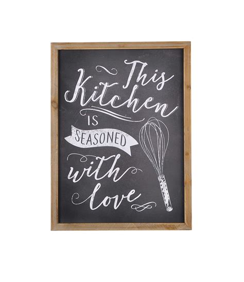 Buy Rustic Wood Framed Wood Wall Decor Kitchen Signs With This Kitchen