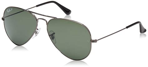 Ray Ban Rb3025 Aviator Classic Polarized Sunglasses In Green Lyst