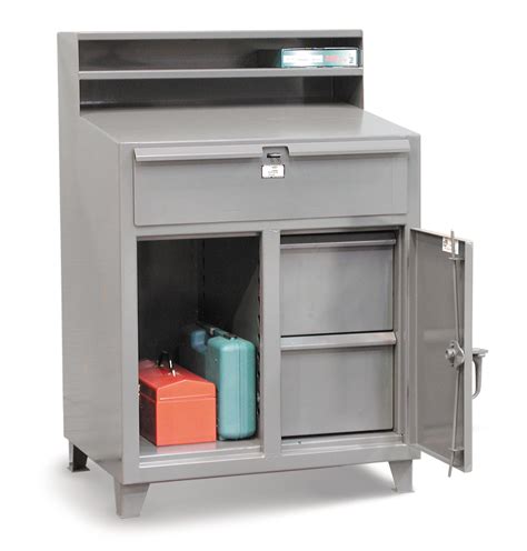 Industrial Shop Desk With File Drawers Barron Equipment And Overhead Doors
