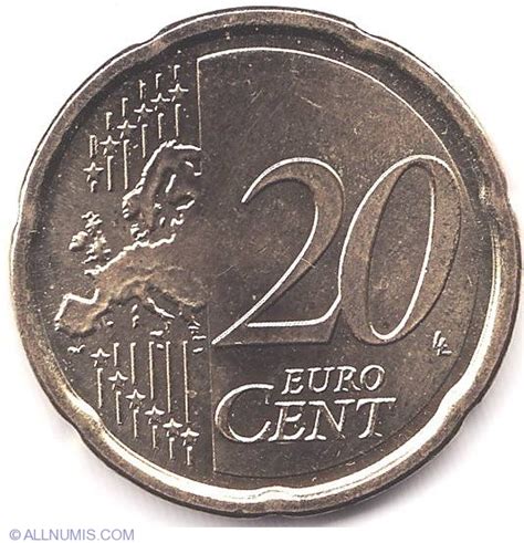 20 Euro Cent 2009 Euro 2002 20 Euro Cent Italy Coin 12464