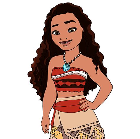 Caran d'ache easy step by step drawing on how to draw baby moana, you can pause the video at every step to follow the. How to Draw Moana - Really Easy Drawing Tutorial