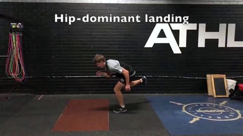 Hop Landing Strategies Hip Vs Knee Dominant Youtube