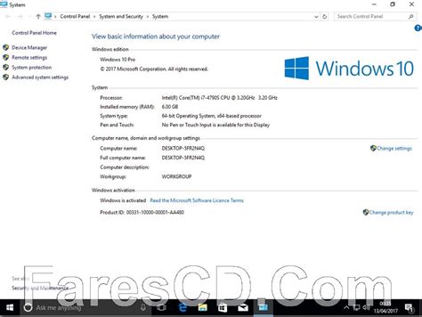 ويندوز 10 برو مفعل Windows 10 Pro X64 V1703 Build 1506313 Rs2 April