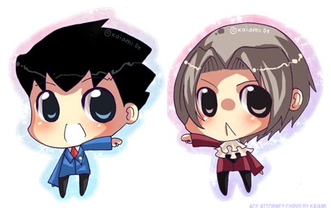 Ace Attorney Chibi By Kaiami On Deviantart