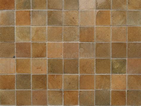 The Beautiful Old Brown Tile Wall Texture Stock Photo Image Of Show