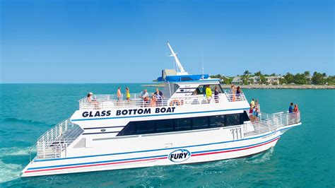 Key West Glass Bottom Boat Tours Fury Water Adventures