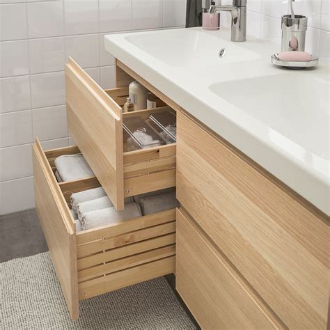 Odensvikgodmorgon Bathroom Furniture Set Of 6 White Stained Oak