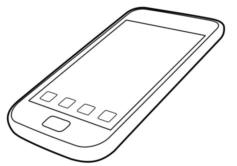 Phone Coloring Pages