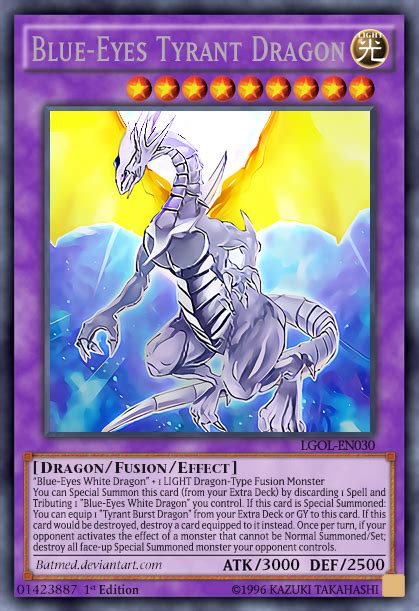 Blue Eyes Tyrant Dragon By Batmed On Deviantart