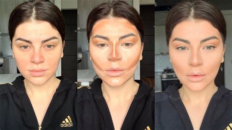 How To Make Your Face Look Slimmer Face Correction Tricks Youtube
