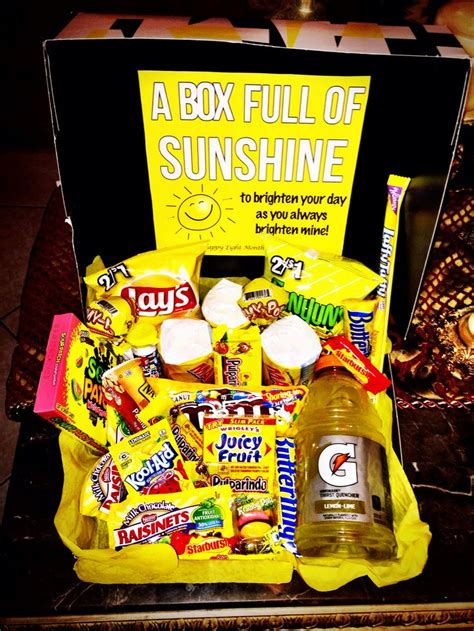 Check spelling or type a new query. "Box Full Of Sunshine" Gift For The Boyfriend!