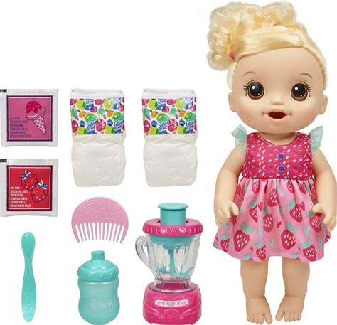 Baby Alive Magical Mixer Baby Doll Strawberry Shake Doll With Toy