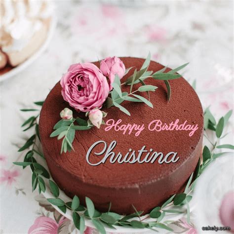 🎂 Happy Birthday Christina Cakes 🍰 Instant Free Download