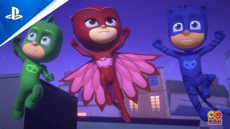 Pj Masks Heroes Of The Night Announce Trailer Ps4 Youtube