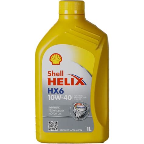 Shell Helix Hx6 10w 40 1l Motor Oil Compare Prices Pricerunner Uk