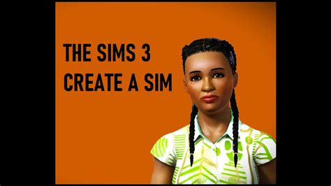 The Sims 3 Create A Sim 11 Youtube