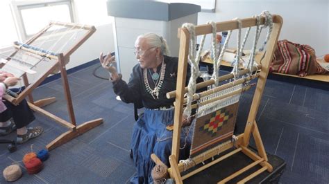 1 Sarah H Natani Teaching Navajo Rug Weaving
