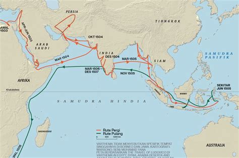Gambar Peta Jalur Perdagangan Di Bagian Timur Kepulauan Indonesia