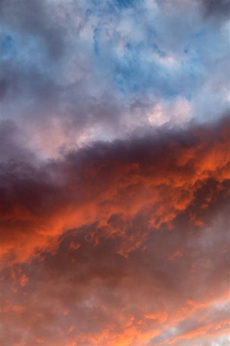 Colorful Sunset Clouds Royalty Free Stock Photo