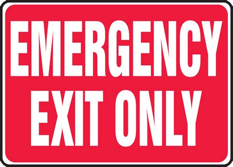 Emergency Exit Door Signage Sexiezpix Web Porn