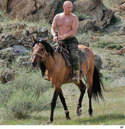 Putin Shirtless In Siberia