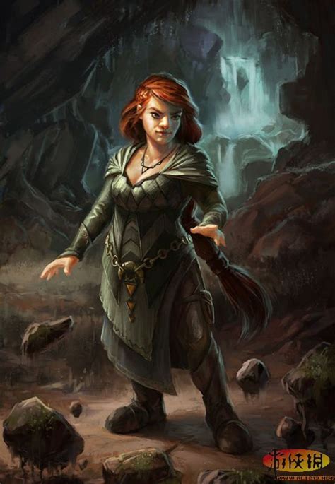 Halfling Almost Looks Like My Character Kelpie That Long Red Hair Fantasy Dwarf Female