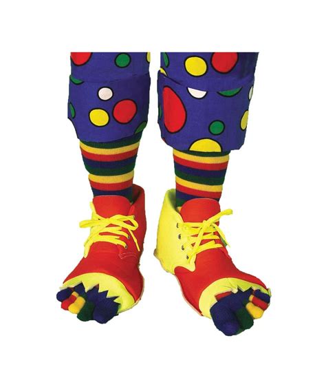 Adult Clown Shoes And Toe Sock Kit Clown Costumes