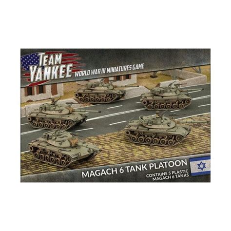 Team Yankee Israeli Magach 6 Tank Platoon 5 Hard Knox Games