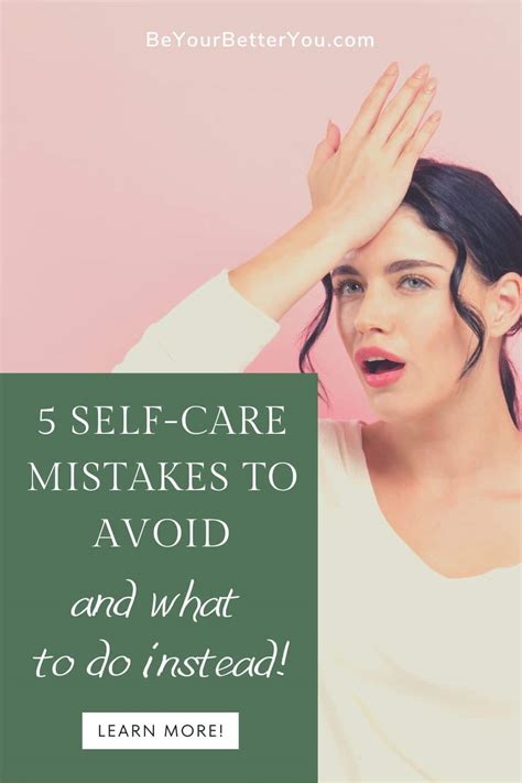 avoid these 5 self care mistakes here s what to do instead