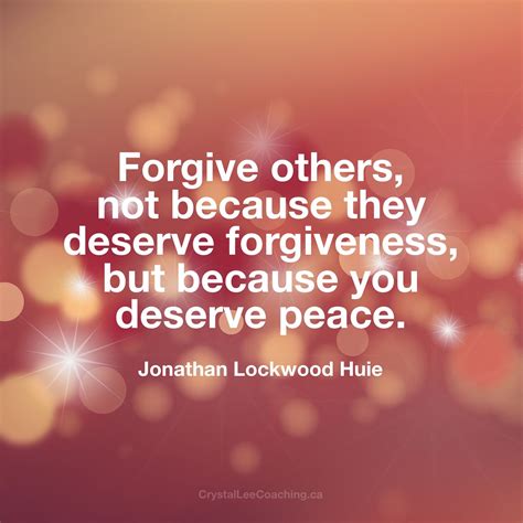 Forgiveness Forgiveness Peace You Deserve