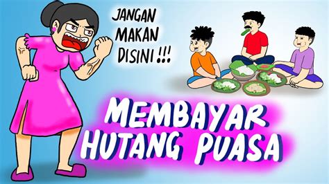 Emak Emak Super Galak Membayar Hutang Puasa Animasi Horor Kartun Lucu Indonesia Viral Youtube