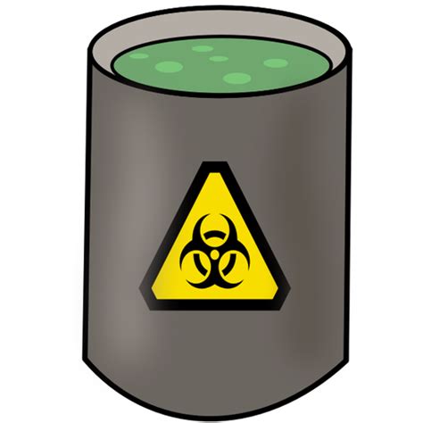 Toxic Waste In A Barrel Public Domain Vectors