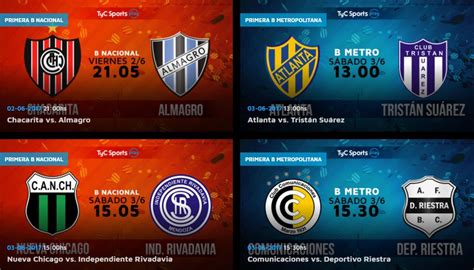 Check out today's tv schedule for tyc sports and take a look at what is scheduled for the next 2 weeks. Tyc Sports Play! - La 15ª fecha de la B Nacional se juega ...