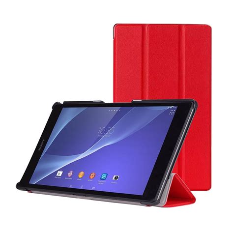 slim snug smart case cover for sony xperia z3 tablet compact ultra slim stand cover for sony