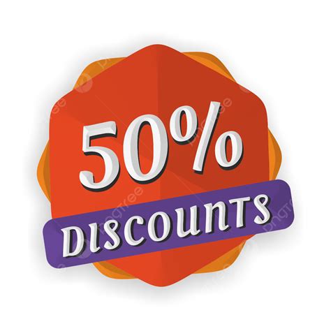 Discount 50 Off Vector Hd Png Images Discount Sale 50 Discount 50