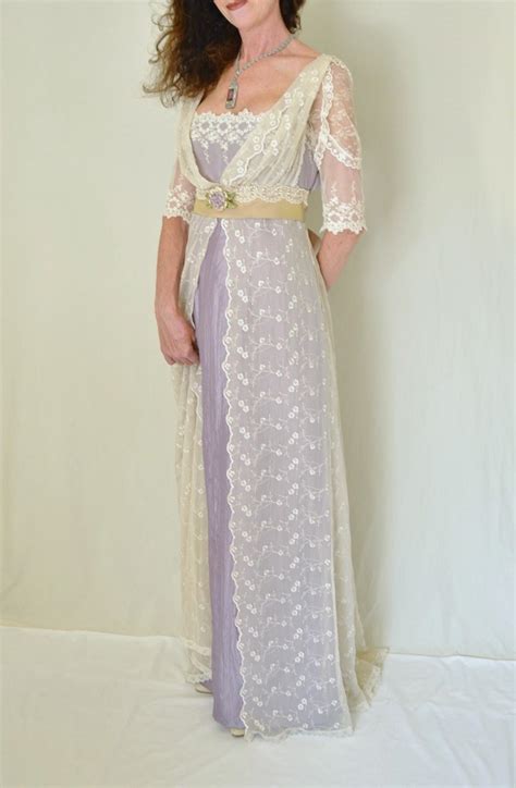1900 Edwardian Dresses Tea Party Dresses White Lace Dresses