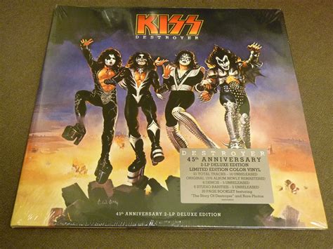 Kiss Destroyer 45th Anniversary 2lp Deluxe Limited Edition Color Vinyl