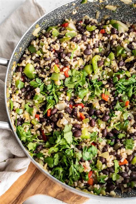 Easy Vegan Black Beans And Rice Running On Real Food