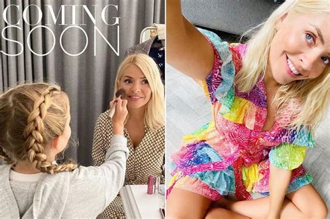 Holly Willoughby Lets Daughter Belle Nine Do Her Makeup In Rare Snap