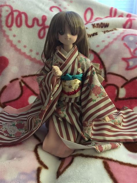 Volks Dolfie Dream Mayu Japanese Ball Jointed Doll And Furisode Kimono Ball Jointed