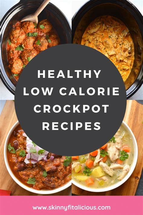 Healthy Crockpot Recipes Skinny Fitalicious®
